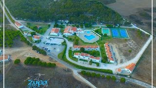 Parque Campismo Serrão Aljezur 092015 aerial and ground footage Amoreira Beach [upl. by Bronnie]