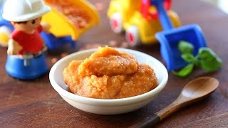 Red lentils tomato puree  baby food recipe 9M [upl. by Onitsoga]