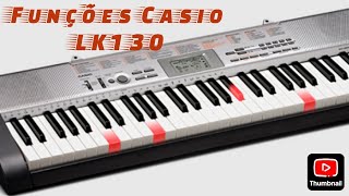 Teclado Casio LK 130 todas as funções [upl. by Ramsey190]