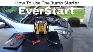 How To Use Your EverStart Power Station To Jump Start Your Vehicle [upl. by Adrianne562]