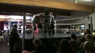 2014 08 07 HIW April Hunter amp Mike McSugar vs MARC amp Jade [upl. by Nalyr]