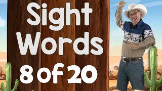 Sight Words  Ready to Read Sight Words  List 8  Jack Hartmann [upl. by Neltiac]