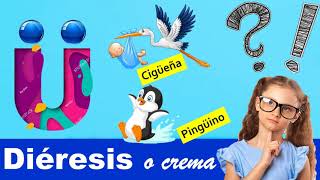 LA DIÉRESIS ¿Cuándo debemos usarla Ejemplos fáciles [upl. by Oicatsana]