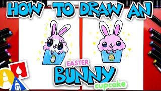 How To Draw An Easter Cupcake [upl. by Akkina]