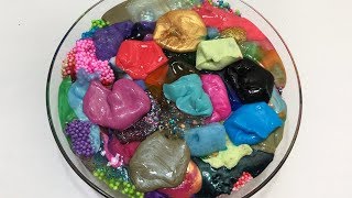 MIXING ALL MY SLIMES SLIMESMOOTHIE SATISFYING SLIME  9 [upl. by North511]