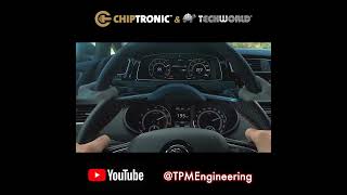 Golf 7 GTI TCR vs Skoda Octavia RS 0200Kmh chiptronic techworld chiptuning [upl. by Yelir998]