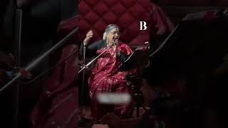 Usha Uthup Sings Miley Cyrus GrammyWinning Song Flowers mileycyrus flowers grammys ushauthup [upl. by Kramal]