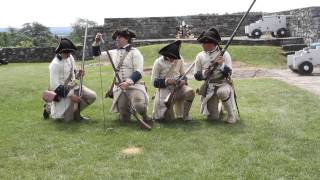 French Drill and Musket Demonstration [upl. by Ymorej362]