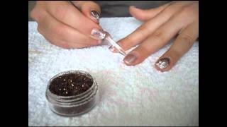 Proste zdobienie na krotkich paznokciach tutorial Simple nail art [upl. by Ehtylb2]