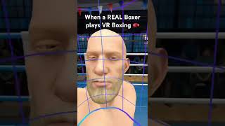 When a BOXER plays VR BOXING 🥊🥊🥊 gaming vrfighting boxing trending vresports [upl. by Notluf]