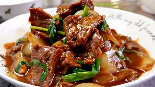 Secret to Making Super Tender Beef amp Onion Stir Fry 双葱炒嫩牛肉 Chinese Beef  Meat  Protein Recipe [upl. by Vasily]