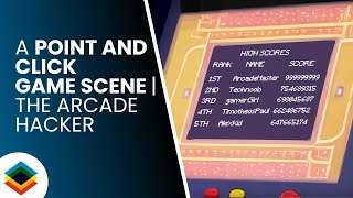 Creating a PointandClick Game Scene  The Arcade Hacker [upl. by Ahsuat765]