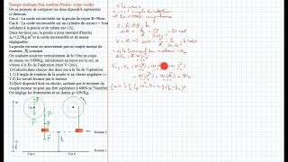 Énergie cinétique dun système Poulie Corps Corde [upl. by Ecyrb]