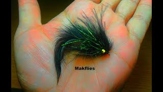 Fly Tying Freshwater Trout Streamer  Zonker by Mak [upl. by Dru]