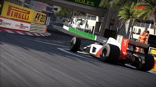 F1 2017 Monaco hot lap  McLaren MP46 [upl. by Cirda559]