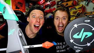 The NERF Dude Perfect Bow  Unboxing More Nerf Guns [upl. by Malena]