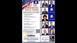 Southington Chamber Meet the Candidates Public Forum 101724 co Southington TV [upl. by Durston]