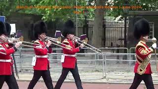 Bands at Trooping the Colour Major Generals Review 1 June 2024 Part 1 [upl. by Eichman935]