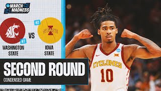 Iowa State vs Washington State  Second Round NCAA tournament extended highlights [upl. by Jorgan]