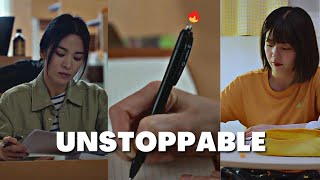 Im Unstoppable  study motivation from kdramas 📚 [upl. by Okiram921]