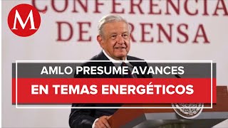 AMLO destaca los trabajos de su actual visita a Sinaloa y varias obras en los estados [upl. by Aihsinyt956]