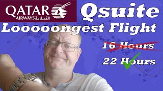 Flight Review  Worlds longest Qatar QSUITES flight  LAX to DOH [upl. by Race699]