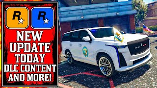 Rockstar Releasing NEW DLC Content The New GTA Online UPDATE Today GTA5 New Update [upl. by Darian]