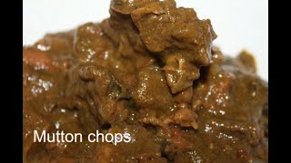 mutton chops recipe in kannadamutton chopsspicy mutton chops in kannada [upl. by Sidoma150]