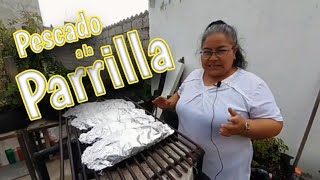 Pescado en papel aluminio a la parrilla 🤤 [upl. by Villiers378]