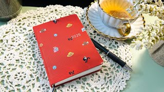 my hobonichi 2025 planner setup  chit chat ideas [upl. by Batchelor]