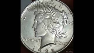 1922 Silver peace Dollar Mint Error That Sold for big Money [upl. by Cis]