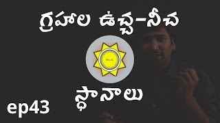 Learn Astrology in Telugu  Exaltation amp Debilitation of Planets  Ep43 [upl. by Balling]