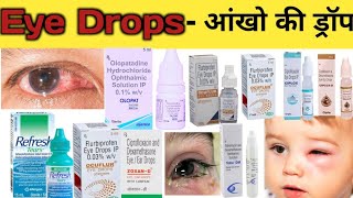 Eye And Eye Drop का उपयोग  Eye Drop  Ear drop  Eye Infection  Pharmacology  Treatment  Mbbs [upl. by Siulesoj524]