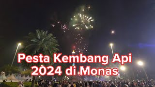 Pesta Kembang Api 2024 di Monas [upl. by Airamesor]