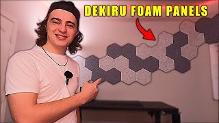 Review of Dekiru Soundproof Foam Panels [upl. by Eastlake]