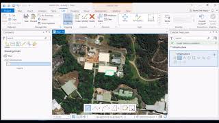 ArcGIS Pro Creating new features using trace copy parallel and copy amp paste [upl. by Nileek]