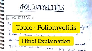 Poliomyelitis  Causes  Types  CF  Pathophysiology  Diagnosis  Treatment [upl. by Lebanna]