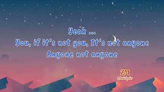 Anyone  Justin Bieber Lyrics video [upl. by Innob]