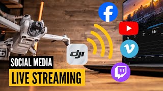 How to Live Stream to Social Media from ANY Drone DJI Fly App Tutorial [upl. by Clemente]