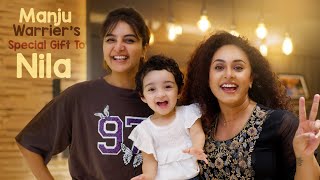 When Manju Chechi Visited Our Home  Manju Warrier  Pearle Maaney  Baby Nila [upl. by Tnomad]