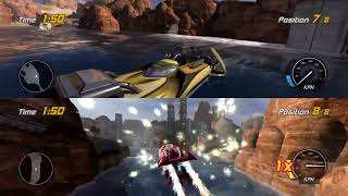 Hydro Thunder Hurricane PlayStation 3 Arcade Gameplay Multiplayer [upl. by Juli]