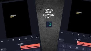 How To Make Glowing Text [upl. by Tertias]