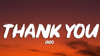 Dido  Thank You Lyrics [upl. by Mani]