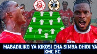 Kocha FADLU Ametangaza Kikosi Cha Simba Sc Leo Dhidi Ya KMC Fc Simba Sc Vs KMC Fc live [upl. by Corney]