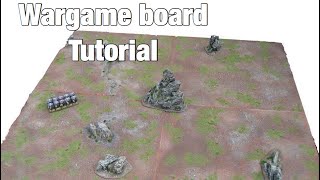 Wargaming board for miniature wargames [upl. by Ayyn]