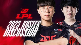 RULER TO JDG ROOKIE TO TES LPL ROSTER DISCUSSIONS 2023  CAEDREL [upl. by Nauj]