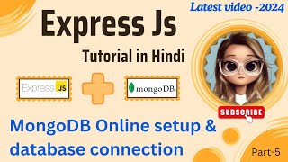 mongoDB Atlas database connection and api creation in express js  Shruti098 [upl. by Pettiford]