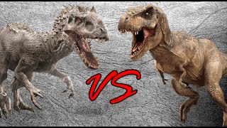 Indominus Rex vs Tyrannosaurus Rex  SPORE [upl. by Hanid]