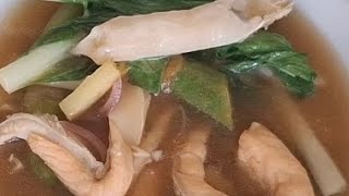 Sinigang na Salmon Belly Very Delicous [upl. by Enelhtac]