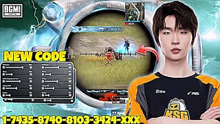 PUBG 35 Update 🔥 Best Sensitivity Code amp 5 Fingers Control Settings  BGMI  Pubg Mobile 2024 [upl. by Audry690]